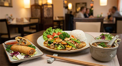 Produktbild Gebratenes Hühnerfleisch Chop-Suey