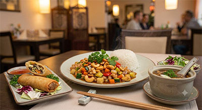 Produktbild Gebratenes Hühnerfleisch nach Gong-Pao Art